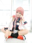  cosplay highres photo pink_hair revolutionary_girl_utena saya saya_(cosplayer) shoujo_kakumei_utena sword tenjou_utena uniform weapon 