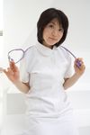  cosplay highres komiyama_maki nurse nurse_uniform photo stethoscope 