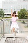  amami_haruka boots cosplay dress gloves hair_ribbon hair_ribbons hiromichi idolmaster photo ribbon 