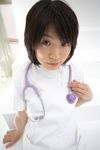  cosplay highres komiyama_maki nurse nurse_uniform photo stethoscope 