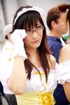  character_request cosplay dress frills glasses gloves highres photo ruffles source_request tagme_character tagme_series tocca 