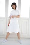  cosplay highres komiyama_maki nurse nurse_uniform photo sensible_shoes stethoscope 