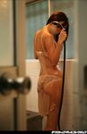  ando_sayaka bra highres lingerie negligee panties photo see-through shower_head underwear wet 