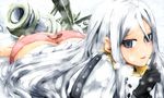  anopl bad_id bad_pixiv_id blue_eyes dian_(last_exile) gloves highres last_exile last_exile:_gin'yoku_no_fam panties print_panties snow solo underwear white_hair 