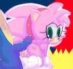  abstract_background af-js age_difference all_fours amy_rose anthro big_dom_small_sub blush butt cub duo female freeflyspecter from_behind glans hedgehog hot_dogging humanoid_penis looking_back male mammal penis precum pussy sega sex size_difference sonic_(series) sonic_team sonic_the_hedgehog straight thick_penis young 