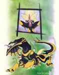 bayleef beau crossover dragon_booster pokemon 