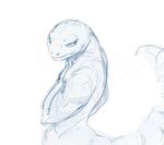  blue_and_white gecko lizard monochrome plain_background reptile scalie sketch white_background 