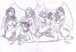  barbara_gordon batgirl batman catwoman dc harley_quinn poison_ivy 