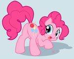  ajin ass_up back_turned balloons bent_over blue_eyes butt candy cute cutie_mark equine female feral friendship_is_magic from_behind hair horse lollipop lollypop mammal my_little_pony oddly_sexy open_mouth pink_hair pinkie_pie_(mlp) pony simple_background solo 