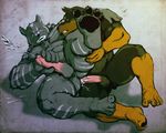  4_toes anal anal_penetration balls canine cum cumshot doberman dog gay humanoid_penis male masturbation muscles on_side orgasm pawpads paws penetration penis taoren toe_claws wolf 