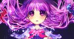 close-up face long_hair looking_up nove_(legge) patchouli_knowledge purple_eyes purple_hair solo touhou 
