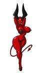 bald big_breasts breasts chubby demon female horn looking_at_viewer lordstevie nipples nude pentagram pubes pubic_hair pussy seductive solo succubus tail thick_thighs 