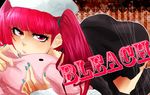  bad_id bad_pixiv_id bleach copyright_name dokugamine_riruka dress fullbringer hat red_eyes red_hair solo twintails 