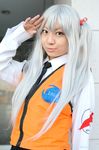  cosplay hoshino_ruri kidou_senkan_nadesico martian_successor_nadesico nanahara_mia photo silver_hair twintails uniform 