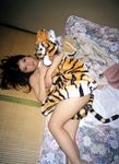  blanket hanai_miri highres ns_eyes_337 photo stuffed_animal stuffed_toy tiger 
