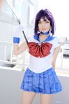  bishoujo_senshi_sailor_moon cosplay gloves namada pantyhose photo purple_hair sailor sailor_saturn sailor_uniform school_uniform serafuku tomoe_hotaru 