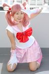  bishoujo_senshi_sailor_moon boots chibi_usa child cosplay gloves miasa photo pink_hair sailor sailor_chibi_moon sailor_uniform school_uniform serafuku twintails 