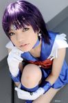  bishoujo_senshi_sailor_moon cosplay gloves namada pantyhose photo purple_hair sailor sailor_saturn sailor_uniform school_uniform serafuku tomoe_hotaru 