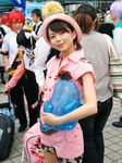  cosplay hat mana_(model) morokoshi_taisou oneesan photo shorts twintails 