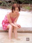  1girl dress photo pool summer_dress sundress ueto_aya 