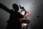  capcom cosplay dante devil_may_cry gun leather leather_pants overcoat pants photo reizi silver_hair weapon 