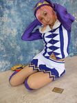  card cosplay joker pachi-slot_sengen_rio_de_carnival photo pink_hair thigh-highs thighhighs tora_(model) 