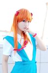  cosplay highres neon_genesis_evangelion photo raiko red_hair redhead sailor sailor_uniform school_uniform serafuku soryu_asuka_langley twintails 