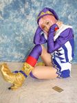  card cosplay joker pachi-slot_sengen_rio_de_carnival photo pink_hair thigh-highs thighhighs tora_(model) 