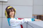  armband cosplay hair_ribbon hair_ribbons photo remon ribbon sailor sailor_uniform school_uniform serafuku suzumiya_haruhi suzumiya_haruhi_no_yuuutsu 