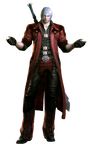  3d blue_eyes capcom dante dante_(devil_may_cry) demon devil devil_bringer devil_may_cry devil_may_cry_4 gloves highres male male_focus official_art sword trench_coat trenchcoat weapon 
