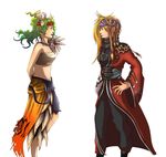  auron cosplay costume_switch crossover dissidia_012_final_fantasy dissidia_final_fantasy final_fantasy_vi final_fantasy_x jecht ponytail rikku tina_branford 