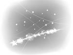  greyscale itomugi-kun light_particles monochrome no_humans shooting_star silent_comic star touhou 