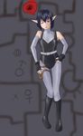  1girl artist_request capcom dino_crisis female pixiv_thumbnail pointy_ears resized solo wetsuit 