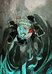  aqua_eyes aqua_hair bad_id bad_pixiv_id bow breasts calne_ca crustacean hair_bow hair_ribbon heterochromia highres horror_(theme) insect_girl isopod looking_at_viewer mandibles mogusa_tsuneharu monster_girl nude red_eyes ribbon saikin_osen_-_bacterial_contamination_-_(vocaloid) small_breasts twintails vocaloid 