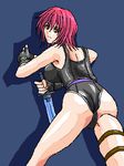  1girl artist_request ass capcom dino_crisis female lowres pixiv_thumbnail red_hair regina wajurimosugaba wetsuit 