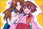  2girls female lowres multiple_girls oekaki yokoshima_(tirimoti) 