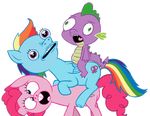  animated cutie_mark dragon dragon_tail equine female feral friendship_is_magic hair horse hotdiggedydemon lesbian looking_at_viewer male mammal multi-colored_hair my_little_pony pegasus pink_hair pinkie_pie_(mlp) plain_background pony rainbow_dash_(mlp) rainbow_hair scalie spike_(mlp) transparent_background wings 