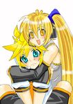  akita_neru blonde_hair female long_hair side_ponytail side_tail vocaloid 