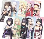  10girls 6+girls aira_(shining_blade) albino altina black_hair blanc_neige blonde_hair blue_eyes bow breasts brown_hair character_request choker cleavage crossover elf elmina elwing feather feathers female frills gloves large_breasts long_hair maxima_enfield mecha midriff mistral_(shining_hearts) mistral_nereis misty_(shining_blade) multiple_girls navel nereis_mistral phantom_queen_ex-xecty pointy_ears ponytail purple_eyes purple_hair red_eyes roselinde ryuna sakuya_(shining_blade) sega shining_(series) shining_blade shining_hearts shining_series shining_tears skirt smile tanaka_takayuki tony_taka twintails white_hair yellow_eyes yukihime_(shining_blade) 