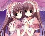  2girls dengeki_moeoh inugami_kira lolita_fashion long_hair original 