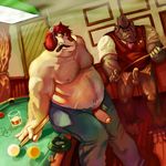  alcohol anthro ape balls bear beard beer belly beverage biceps billiard blazingcheecks bottomless chubby cigar clothed clothing cue_ball erection eyewear facial_hair fur glasses gorilla hair hairy half-dressed half-erect hindpaw male mammal muscles necktie nipples obese open_mouth overweight pants paws penis penis_tip pool_(game) pool_ball pool_cue pool_table precum primate pubes red_hair retracted_foreskin shirt sitting smile smirk smoke smoking stubble suit sweater_vest thick_penis tongue topless uncut vein whiskey 