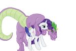  after_sex anus blue_eyes cum cum_in_pussy cum_inside dragon dragon_tail equine female feral friendship_is_magic green_eyes hair horn horse interspecies kowalinczi little looking_at_viewer male mammal my my_little_pony penis plain_background pony purple_hair pussy rarity_(mlp) scalie sex size_difference spike spike_(mlp) straight tears unicorn white_background 