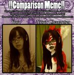  comparison cute dragon female fursuit japanese laki meme portrait real red self 