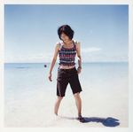  a_piacere beach highres photo shorts tank_top ueno_juri 