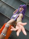  bra chunsoft cosplay dragon_quest dragon_quest_iv enix lingerie manya manya_(cosplay) mara photo purple_hair tachibana_ren tachibana_ren_(cosplayer) tiara underwear 