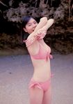  absurdres bikini highres juri_first photo shirt_lift side-tie_bikini swimsuit ueno_juri 