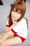  brown_hair character_request cosplay gym_uniform highres photo source_request tagme_character tagme_series to-kamui 