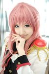  cosplay highres photo pink_hair revolutionary_girl_utena saya saya_(cosplayer) shoujo_kakumei_utena tenjou_utena uniform 