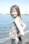  beach camisole highres miniskirt nagasaki_rina photo skirt 