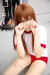  brown_hair character_request cosplay gym_uniform highres photo source_request tagme_character tagme_series to-kamui 